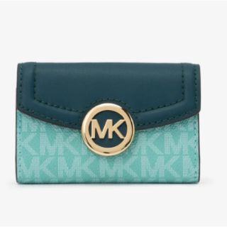 マイケルコース(Michael Kors)の【プレゼント包装可❣️】マイケルコースのキーケース☆SEA FOAM 新品(キーケース)