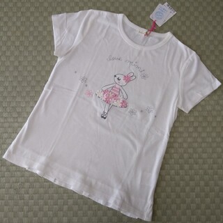ニットプランナー(KP)のＫＰ　mimiちゃんTシャツ　白(Tシャツ/カットソー)
