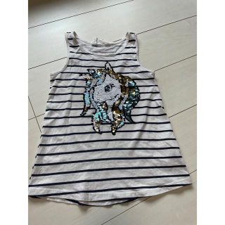 エイチアンドエム(H&M)の女児 タンクトップ(Tシャツ/カットソー)