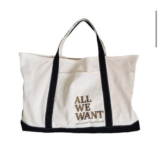 ワンエルディーケーセレクト(1LDK SELECT)の新品 AWW MAGAZINE TOTE BLACK トートバッグ(トートバッグ)