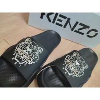 KENZO☆新品未使用☆厚底サンダル☆ロゴ入り-