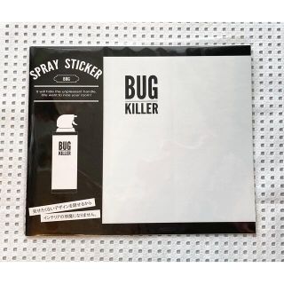 【未使用品】スプレーラベル「BUG KILLER」1枚①(その他)