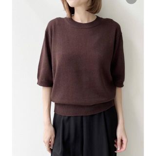 アパルトモンドゥーズィエムクラス(L'Appartement DEUXIEME CLASSE)のL'Appartement Short sleeve summer knit (ニット/セーター)