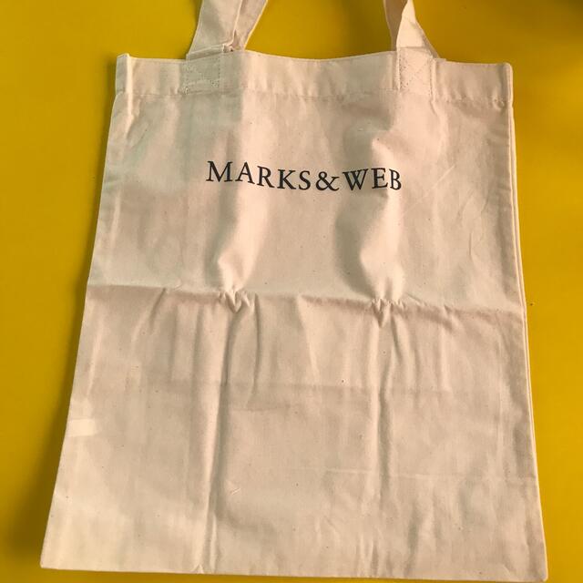 MARKS&WEB(マークスアンドウェブ)のMARKS &WEB★コットントート★新品未使用！ レディースのバッグ(トートバッグ)の商品写真