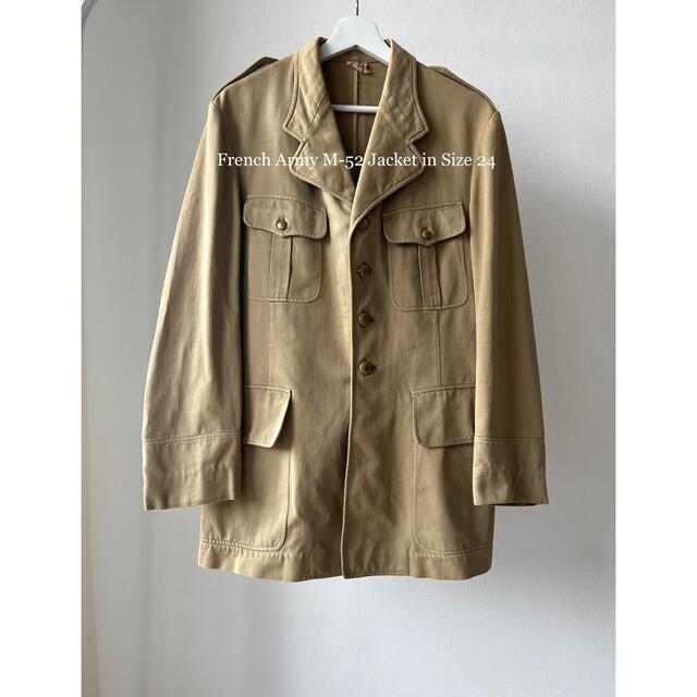 ANATOMICA(アナトミカ)の【レア】フランス軍 M52 M-52 ジャケット チノ タグ付き メンズのジャケット/アウター(ミリタリージャケット)の商品写真