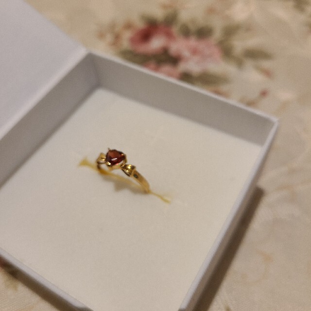 18金　ガーネット指輪💍 レディースのアクセサリー(リング(指輪))の商品写真