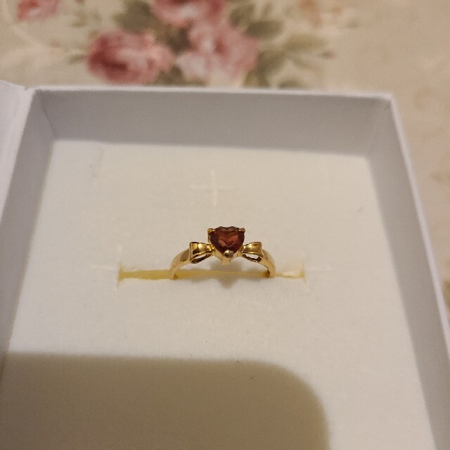 18金　ガーネット指輪💍 レディースのアクセサリー(リング(指輪))の商品写真