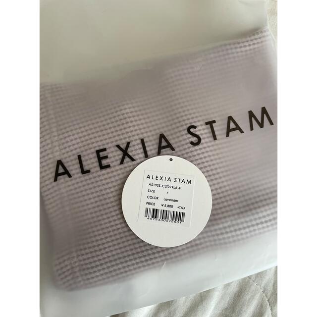 ALEXIA STAM(アリシアスタン)のalexiastam /  トップス　新品 レディースのトップス(カットソー(半袖/袖なし))の商品写真