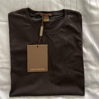 週末限定お値下げ 新品未使用 ルイヴィトン イタリア製Tシャツ LVロゴ刺繍 S
