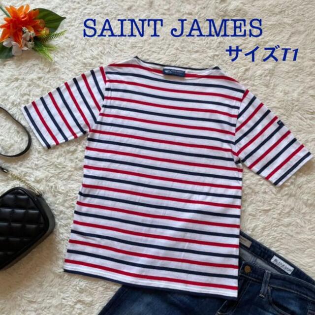 SAINT JAMES(セントジェームス)のSAINT JAMES　ボーダーTシャツ　T1 レディースのトップス(Tシャツ(半袖/袖なし))の商品写真