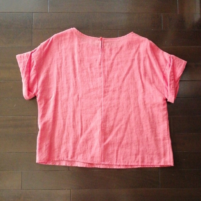 GU(ジーユー)のリネン風　ブラウス レディースのトップス(シャツ/ブラウス(半袖/袖なし))の商品写真
