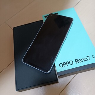 OPPO - 美品 OPPO Reno 7A ドリームブルー SIMフリーの通販 by 