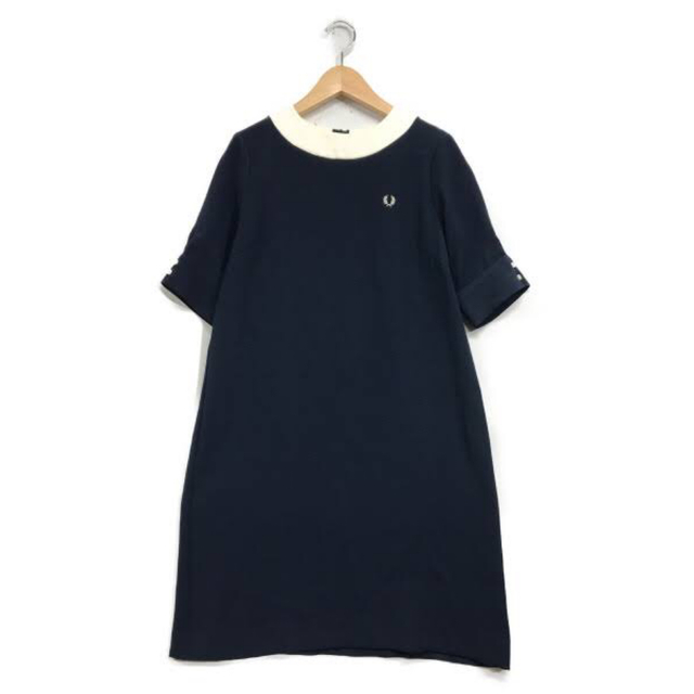 フレッドペリー FRED PERRY ワンピース ネイビー 紺色