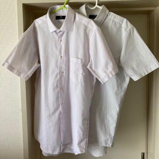 アオヤマ(青山)の洋服の青山　メンズ　半袖　ワイシャツ　2枚セット(シャツ)