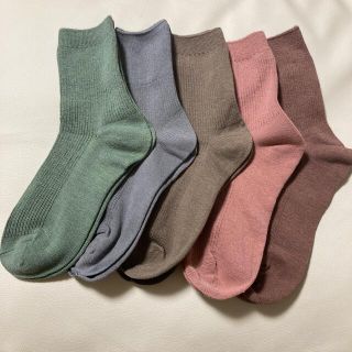 🧦カラーソックス　5足セット🧦(ソックス)