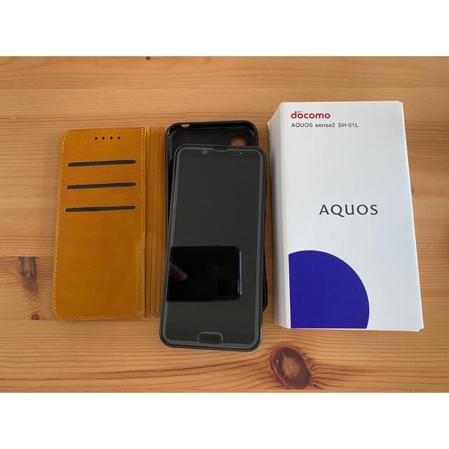 SIMロック解除済 AQUOS sense2 SH-01L ブラック新品