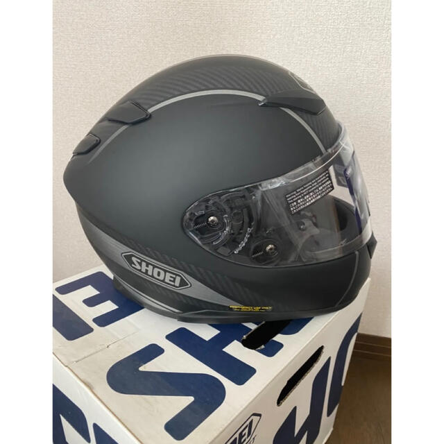 SHOEI XR-1100 TANGENT タンジェント シルバーブラック XL 自動車/バイクのバイク(ヘルメット/シールド)の商品写真