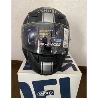 SHOEI XR-1100 TANGENT タンジェント シルバーブラック XL(ヘルメット/シールド)