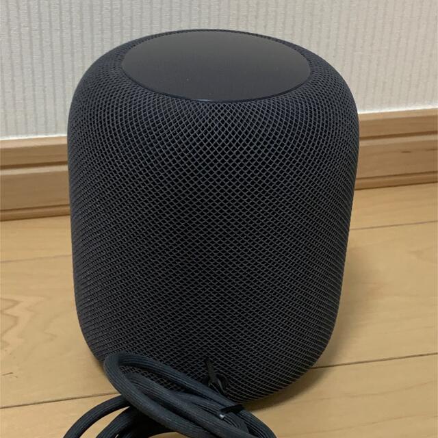 APPLE スマートスピーカー HomePod スペースグレー 自宅保管品 ...