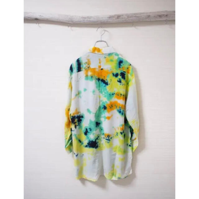 Maison Martin Margiela(マルタンマルジェラ)の【XANDER ZHOU】Tie Dye-long rayon shirt メンズのトップス(シャツ)の商品写真