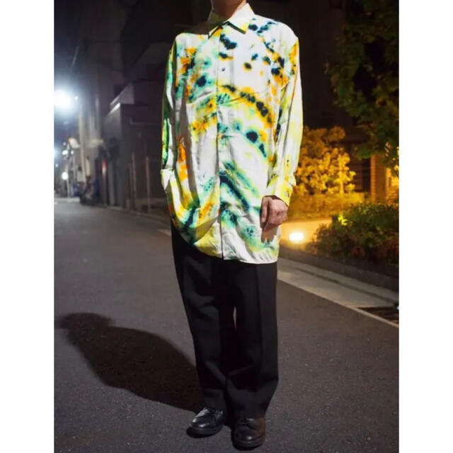 Maison Martin Margiela(マルタンマルジェラ)の【XANDER ZHOU】Tie Dye-long rayon shirt メンズのトップス(シャツ)の商品写真