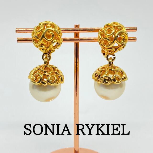 SONIA RYKIEL - ソニアリキエル ブローチ ゴールド ロープ ...