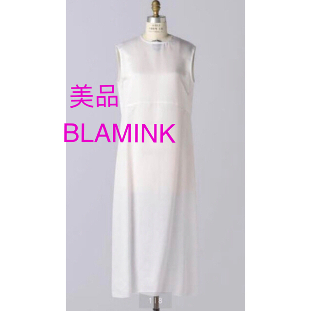 BLAMINK  コットンシルクワンピース