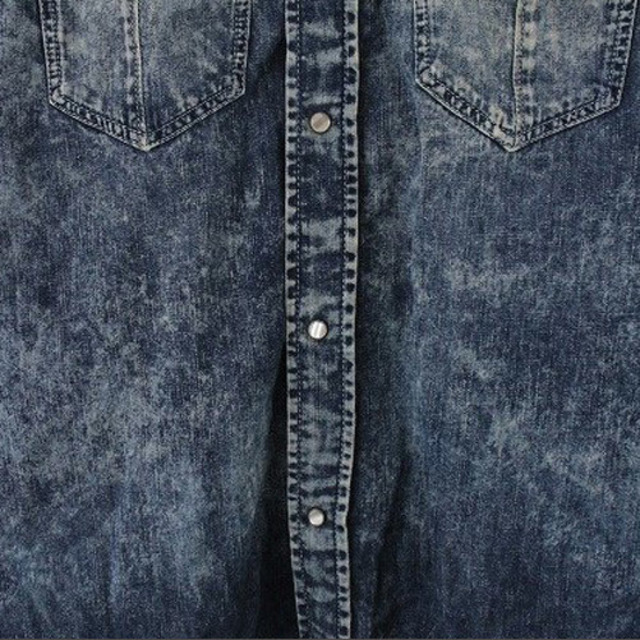 DIESEL(ディーゼル)のディーゼル デニムシャツ カジュアル 長袖 XL 紺 メンズのトップス(シャツ)の商品写真