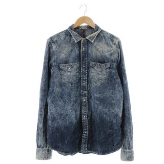 ディーゼル(DIESEL)のディーゼル デニムシャツ カジュアル 長袖 XL 紺(シャツ)