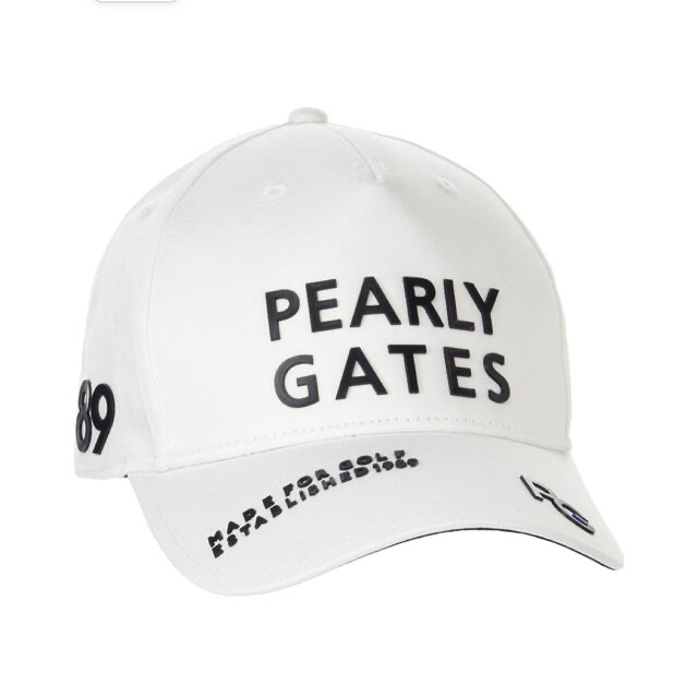 PEARLY GATES(パーリーゲイツ)のパーリーゲイツ　PGロゴ ツイルキャップ 帽子 スポーツ/アウトドアのゴルフ(ウエア)の商品写真