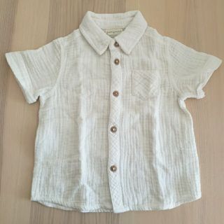 ザラキッズ(ZARA KIDS)のガーゼシャツ　コットン　モスリン(シャツ/カットソー)