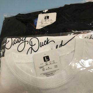★新品タグ付★ディズニー Tシャツ サイン入り 黒 & 白 Lサイズ 2点セット