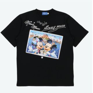 ★新品タグ付★ディズニー Tシャツ サイン入り 黒 & 白 Lサイズ 2点セット