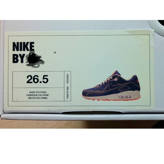 26.5cm NIKE BY YOU levi’s AIR MAX90