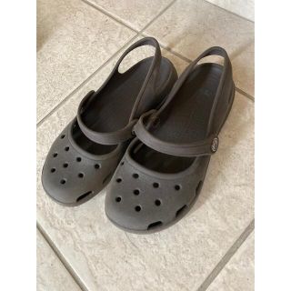 クロックス(crocs)のクロックス サンダル　W5 21cm ダークブラウン(サンダル)