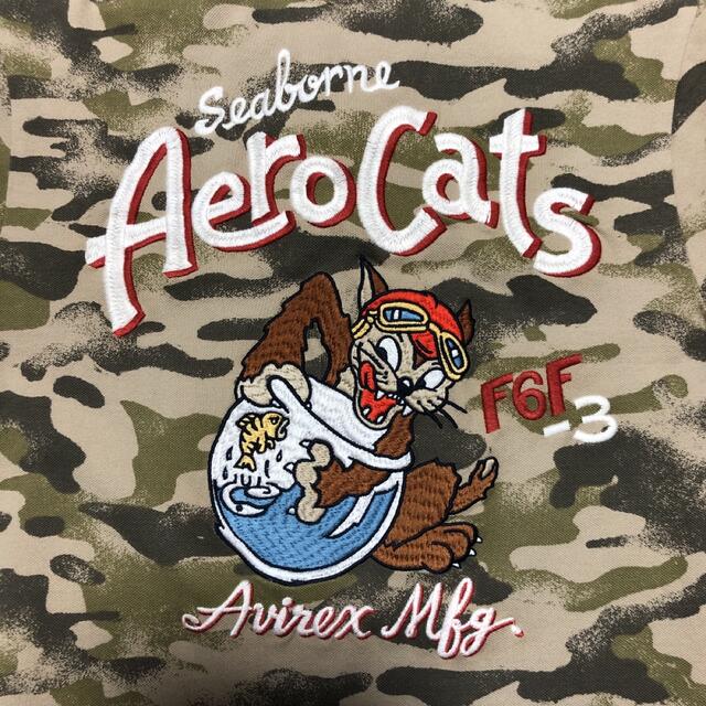 AVIREX(アヴィレックス)のAVIREX アビレックス 半袖ポロシャツ AERO CATS メンズのトップス(ポロシャツ)の商品写真