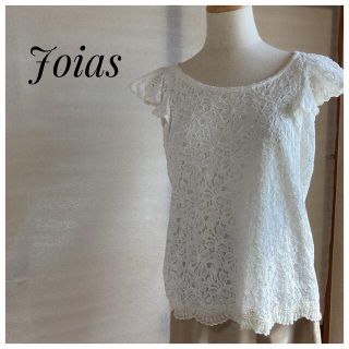 ジョイアス(Joias)のフレンチスリーブ　総レースのカットソー(カットソー(半袖/袖なし))