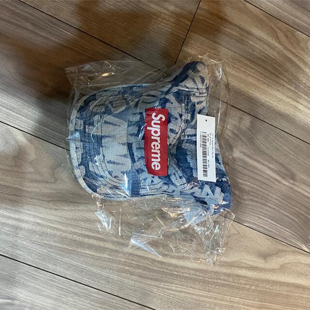 Supreme Fat Tip Jacquard Denim Camp Cap