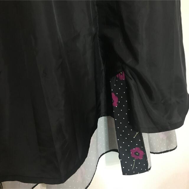 Techichi(テチチ)の花柄ドット　ロングスカート　フレア レディースのスカート(ロングスカート)の商品写真
