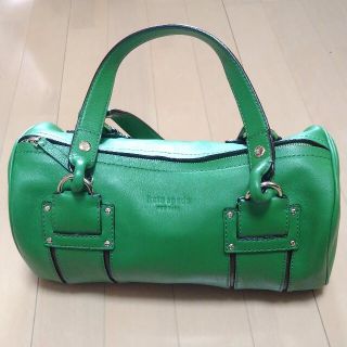 ケイトスペードニューヨーク(kate spade new york)のkate spade NEW YORK ミニボストン グリーン(ハンドバッグ)