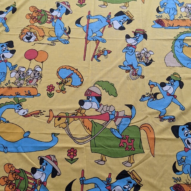 ♪ハックルベリー♪ハンナバーバラ♪定番♪usedシーツ♪ヴィンテージ♪-