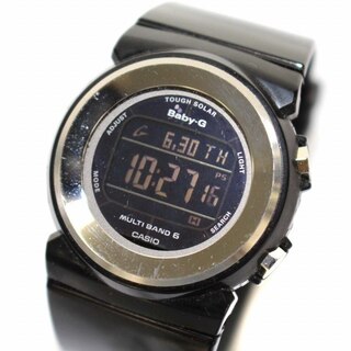 ベビージー(Baby-G)のベビージー カシオ 電波 タフソーラー 腕時計 デジタル 黒 BGD-1020(腕時計)