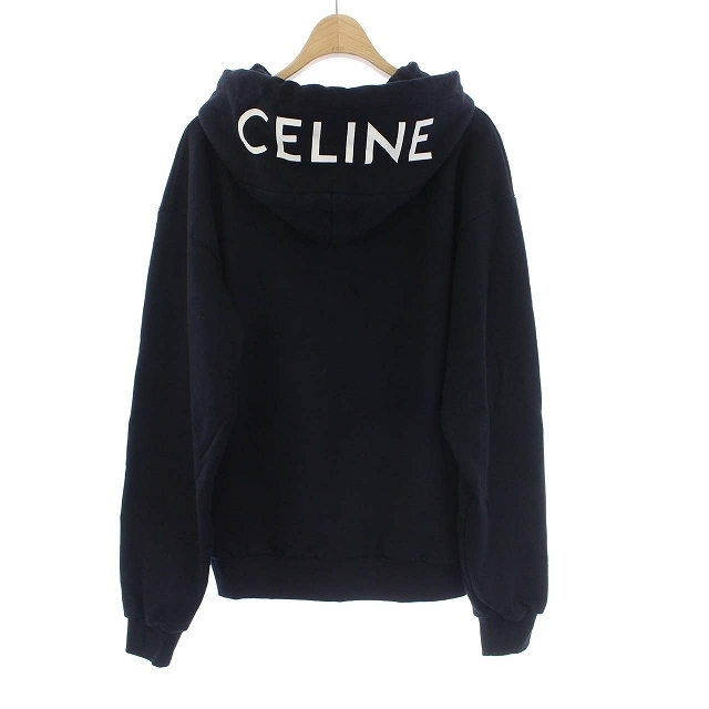 CELINE セリーヌ 長袖パーカーカラーブラック