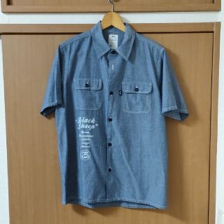 ステューシー(STUSSY)のstussy デニム　半袖　シャツ　サイズM(シャツ)