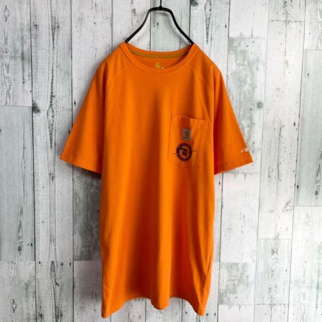 carhartt(カーハート)の90's carharrt カーハート  企業系　TITAN バックロゴTシャツ メンズのトップス(Tシャツ/カットソー(半袖/袖なし))の商品写真