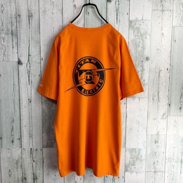 carhartt(カーハート)の90's carharrt カーハート  企業系　TITAN バックロゴTシャツ メンズのトップス(Tシャツ/カットソー(半袖/袖なし))の商品写真