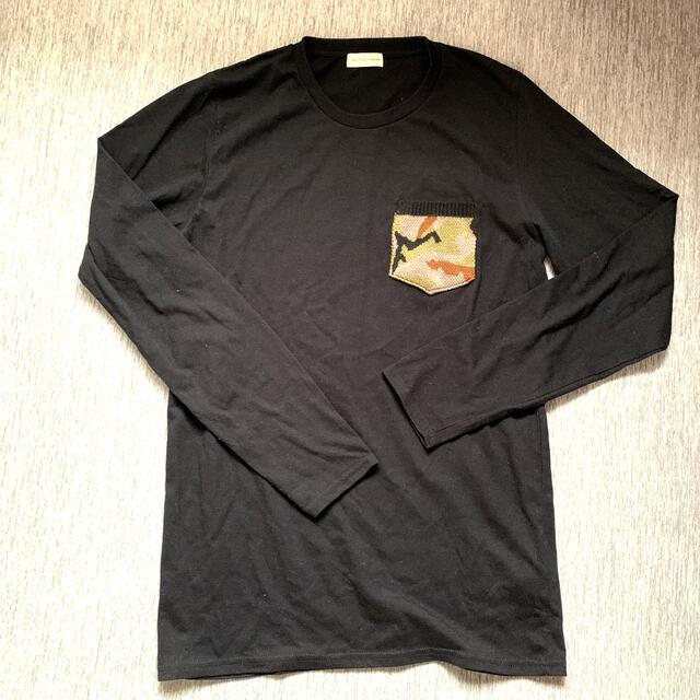Nano universe M size ブラック ロングTシャツ | フリマアプリ ラクマ