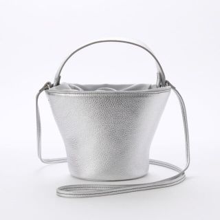 ドゥロワー(Drawer)のayako アヤコバッグ PotteryBag ポタリ シルバー(ショルダーバッグ)