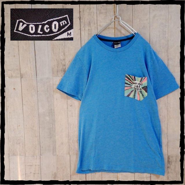 volcom(ボルコム)のボルコム VOLCOM ポケット Tシャツ レインボー タイダイ メキシコ製 メンズのトップス(Tシャツ/カットソー(半袖/袖なし))の商品写真