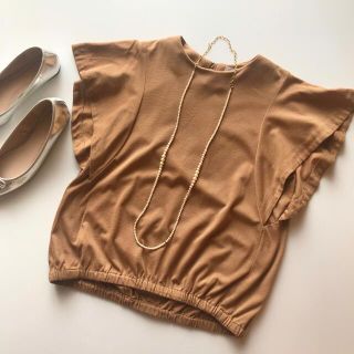 イエナ(IENA)の美品♡IENA コットンリップルコンシャススリーブプルオーバー(カットソー(半袖/袖なし))